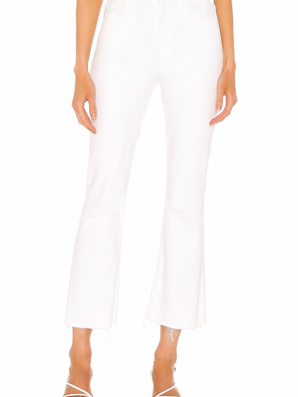 MOTHER Hustler Ankle Fray Jeans